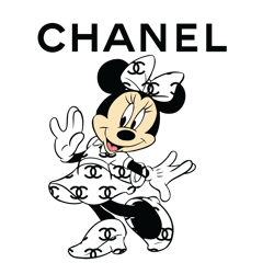 Chanel Minnie Mouse Svg, Disney Minnie Mouse Svg, Fashion Brand Logo Svg, Chanel Logo Svg, Digital Download (5)