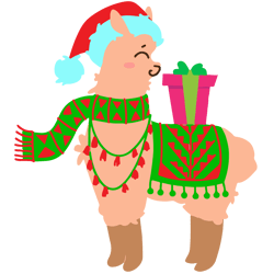 christmas llama svg, llamas clipart, llama holidays svg, merry christmas svg, digital download (1)