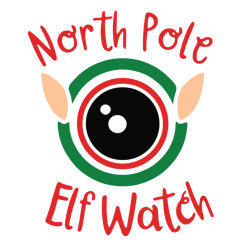 north pole elf watch svg, christmas cam svg, christmas svg, xmas svg file, cricut silhouette svg cut cutting file (1)