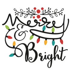 merry and bright svg, christmas lights svg, christmas svg, holidays svg, christmas svg designs, digital download