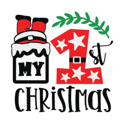 my 1st christmas svg, baby first christmas svg, baby xmas svg, christmas baby svg, holidays svg, digital download (3)