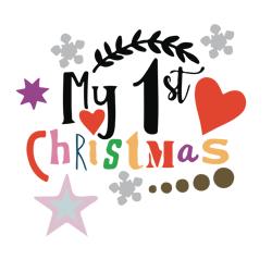 my 1st christmas svg, baby first christmas svg, baby xmas svg, christmas baby svg, holidays svg, digital download (4)