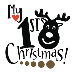 my 1st christmas svg, baby first christmas svg, baby xmas svg, christmas baby svg, holidays svg, digital download (6)