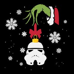 Grinch Hand Stormtroopers Ornament Svg, Christmas Svg, Grinch Christmas Svg, Star Wars Svg, Merry Christmas Svg