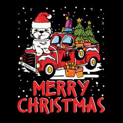 merry christmas svg, truck noel svg, truck tree christmas svg, dog christmas svg, santa svg, digital download