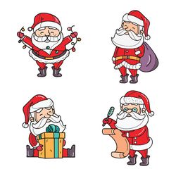 santa claus svg bundle, funny santa christmas svg, merry christmas svg, holidays svg, digital download