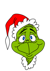 grinch santa hat svg, grinch christmas svg, christmas svg, grinchmas svg, the grinch svg, digital download (4)