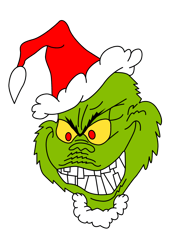 grinch santa hat svg, grinch christmas svg, christmas svg, grinchmas svg, the grinch svg, digital download (5)