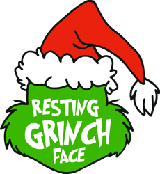 resting grinch face svg, grinch christmas svg, christmas svg, grinchmas svg, the grinch svg, digital download (6)