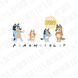 Blue dog PNG, blue dog png, blue dog family, family png, family PNG, blue dog sublimation, blue dog dtf print, blue dog