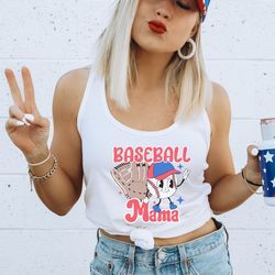 baseball mama shirt, custom tank top, custom racerback tank top, baseball season gift for mom, mother's day gifts, baseb