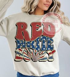 red white & boozy retro png, 4th of july png, july 4th png, patriotic png, america retro png, retro png, sublimation des