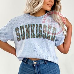 sunkissed png, summer png, beach life, summer shirt designs, retro png, leopard summer png, summer sublimation, png for