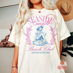 cowgirl beach club png, summer aesthetic, western summer png, beach png, tee design, 70s png, png file for sublimation,