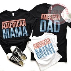checkered american family svg, 4th of july png, america png, retro png, fourth of july t shirt design, sublimation png d