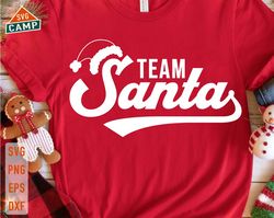 team santa svg, santa claus svg, merry christmas svg, christmas squad svg, santa crew svg, santa squad, santa hat svg, c