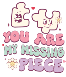 you are my missing piece valentines png, valentine png, valentine sublimation, valentine clipart, png file download