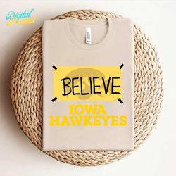 believe iowa hawkeyes basketball svg