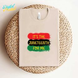 it's the juneteenth for t shirt svg png