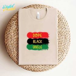 dope black uncle t shirt svg png