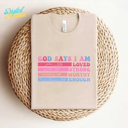 god says i am valentine png svg