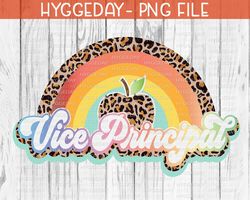 Vice Principal Png, Sublimation Download, back to school, leopard, cheetah, rainbow, tie dye, sublimate,