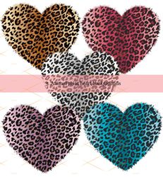 animal print backgrounds bundle, heart background png, distressed splash background, graphic, sublimation, cheetah,