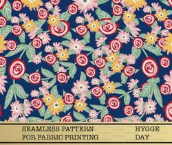 seamless floral png, sublimate download, digital paper, printable, flowers, boho, country, background.1