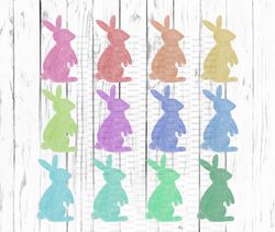watercolor bunnies png, sublimation design, download, easter, bunny, spring, tulip, sublimate, design, hoppy, rabbit,