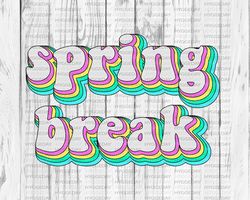 spring break png, sublimate download, retro, vintage, png for sublimation