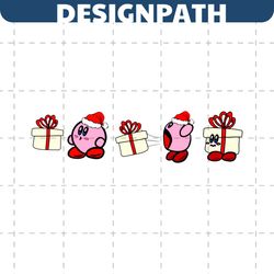 vintage kirby christmas gift svg graphic design file