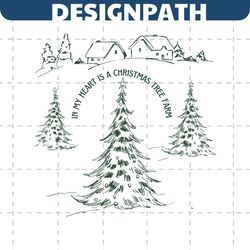 taylor version in my heart is a christmas tree farm svg file