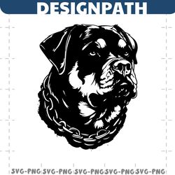 rottweiler svg, loyal rottweiler vector, rottweiler vector cutfile png pdf svg jpg for mugs, tattoos, stickers, clothes