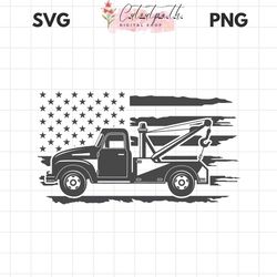 tow truck svg | us tow truck svg | tow truck clipart | towing truck svg | tow truck cut file | us towing truck clipart |