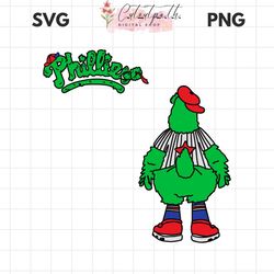 phillies phanatic adorable baseball svg