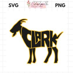 iowa clark goat basketball ncaa svg