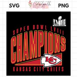 super bowl lviii champions kansas city chiefs svg