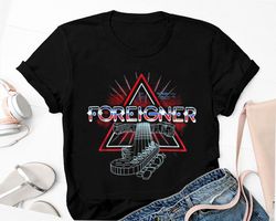 foreigner band 90s vintage shirt, rock band foreigner shirt, foreigner band tour 2023 shirt