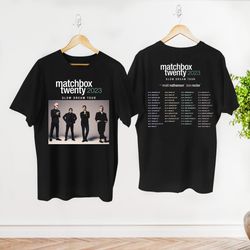 matchbox twenty band unisex shirt, slow dream tour 2023 matchbox 20 shirt, mb20 band shirt