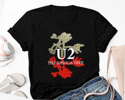 u2 joshua tree graphic shirt, u2 band 90s vintage shirt, classic rock u2 band shirt