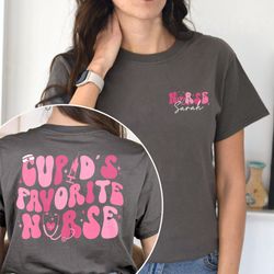 cupids favorite nurse shirt, valentine gift for nurse, nurse appreciation gift, gift for her