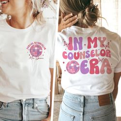 in my counselor era shirt, custom school counselor shirt, school counselor gift, gift for her