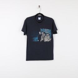 vintage y2k black weezer band tour graphic print tee