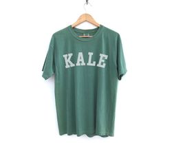 comfort colors kale graphic tee