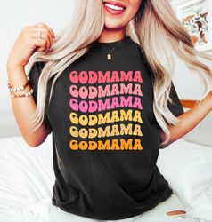 retro godmother shirt for mothers day, god mother proposal,