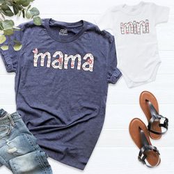 mama and mini matching shirts, mommy and me shirt, mom baby