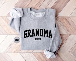 custom grandma hoodie, personalized granny sweatshirt, baby