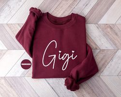 gigi sweatshirt, cute grandma hoodie, new grandmother outfits
