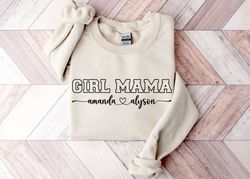 custom girl mama sweatshirt,girl mama custom christmas gift,