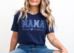 Custom Mama Shirt, Mom Shirt With Names,Personalized Mama T-